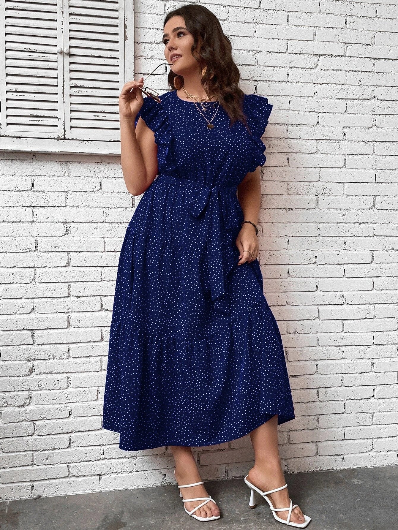 Laisvalaikio suknelė SilkySet WD0078 (L-4XL)