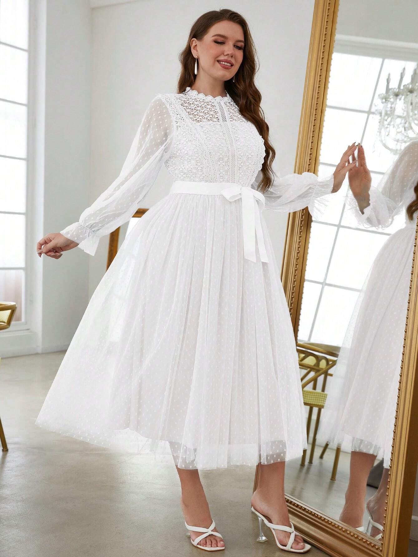 Puošni suknelė SilkySet WD0082 (XL-4XL)