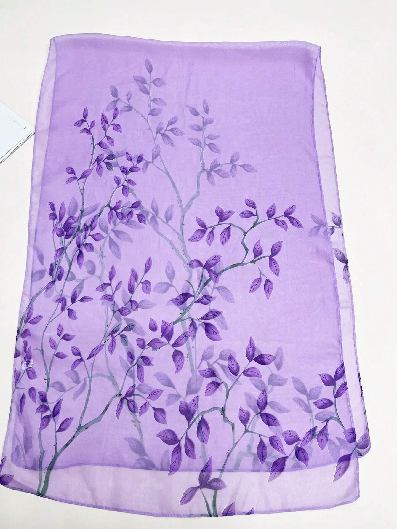 Gėlėtas šalikas SilkySet ML0058