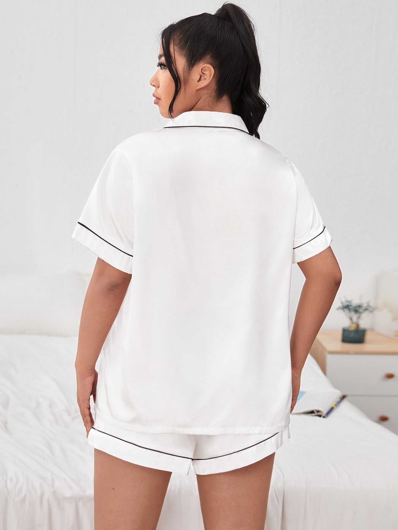 Satino pižama SilkySet MN0143 (XL-5XL)