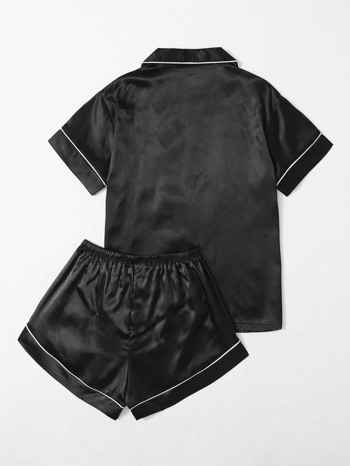 Satino pižama SilkySet MN0143 (XL-5XL)