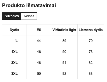 Seksualūs naktinukai (L-3XL) SilkySet MN0202