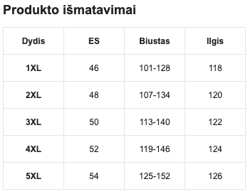 Prabangūs naktinukai SilkySet MN0205 (XL-5XL)