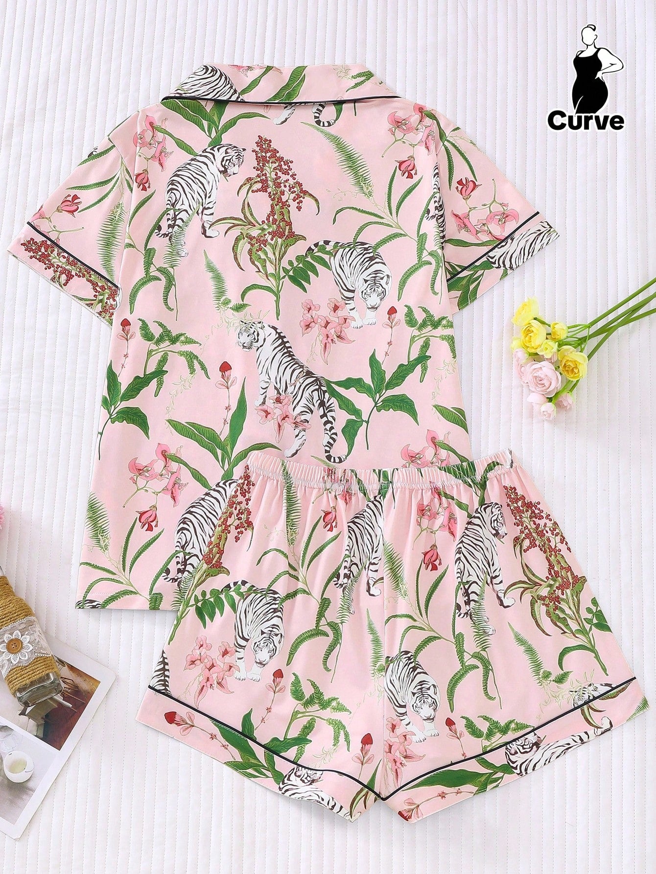 Moteriška pižama SilkySet MN0594 (XL-4XL)
