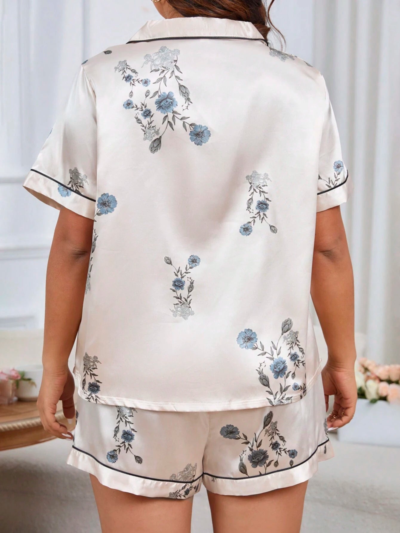 Satino pižama SilkySet MN0593 (1XL-5XL)