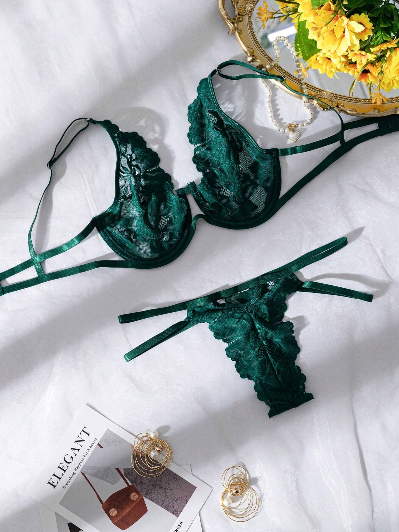Seksualių apatinių komplektas SilkySet MA0294