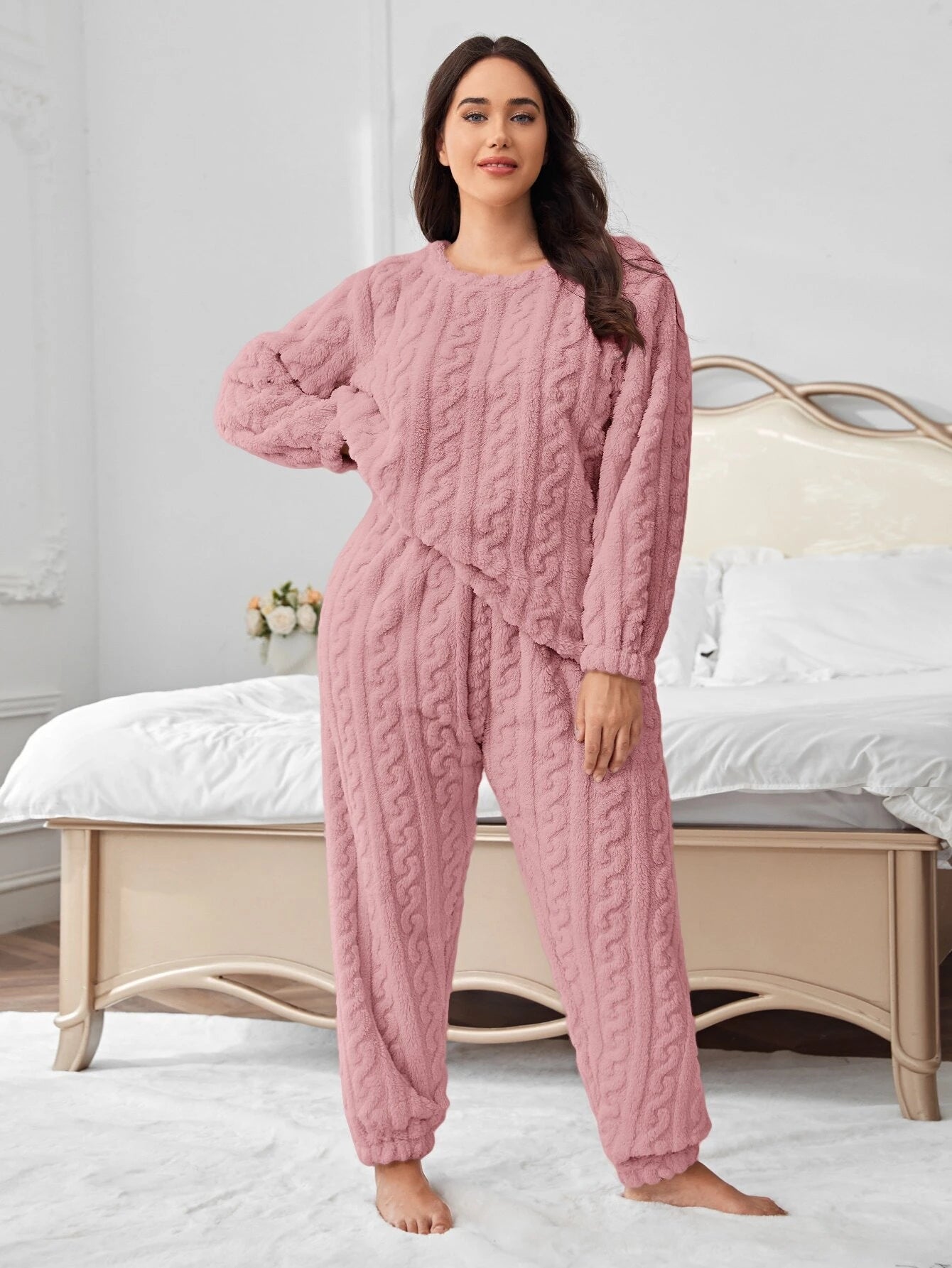 Šilta pižama SilkySet MN0384 (XL-5XL)