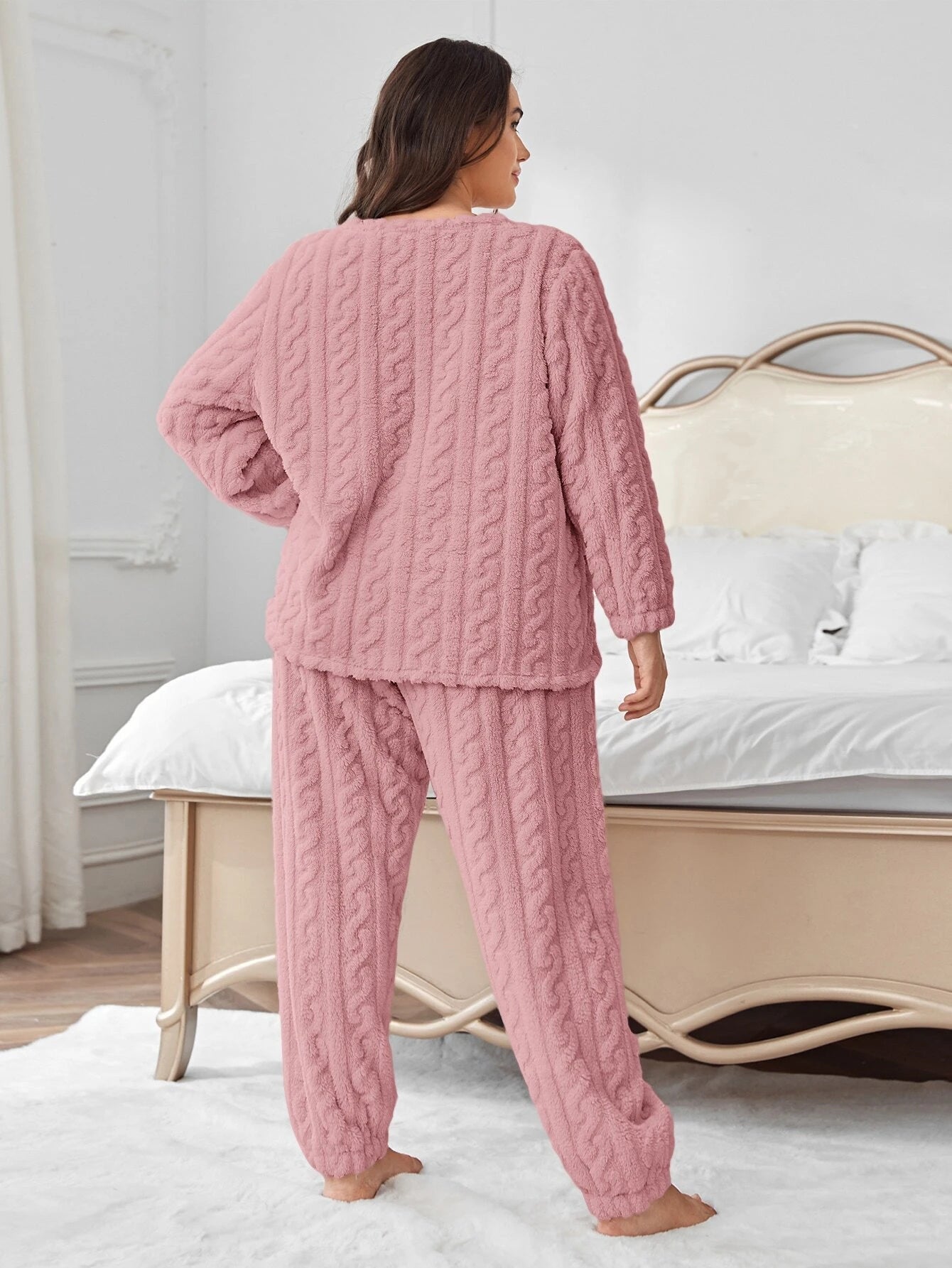 Šilta pižama SilkySet MN0384 (XL-5XL)