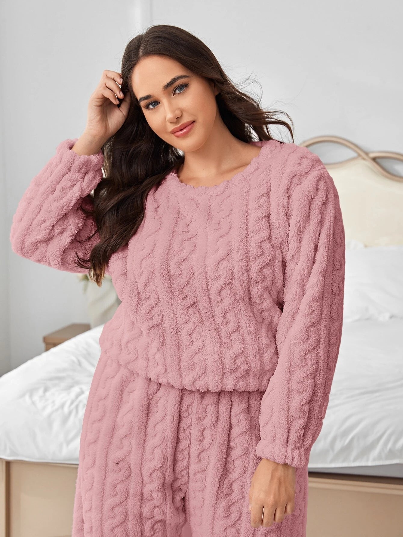 Šilta pižama SilkySet MN0384 (XL-5XL)