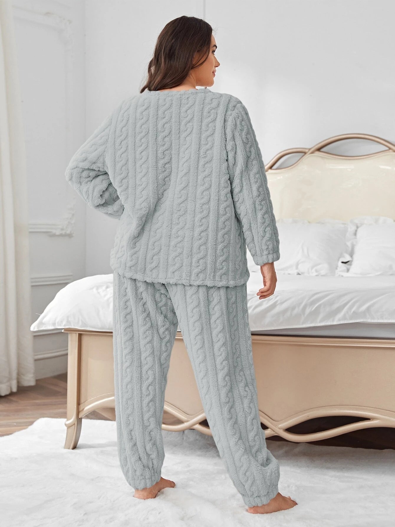 Šilta pižama SilkySet MN0384 (XL-5XL)