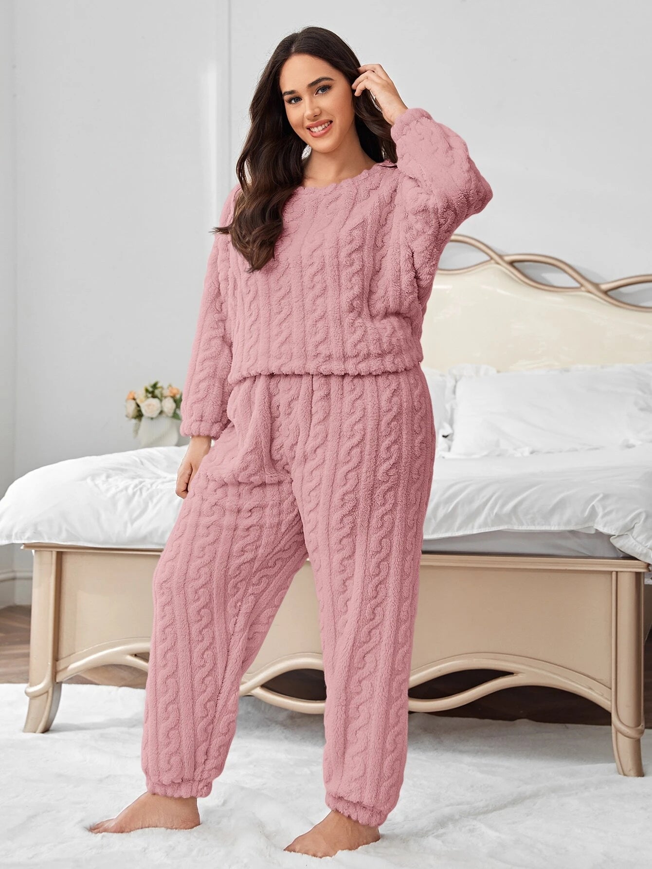 Šilta pižama SilkySet MN0384 (XL-5XL)