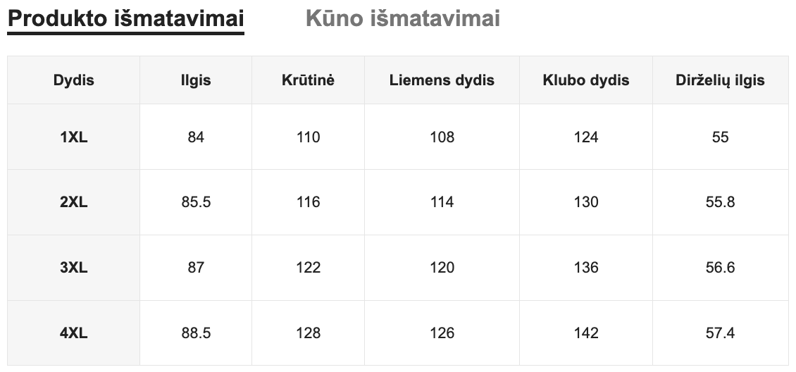 Satino naktinukai SilkySet MN0609 (XL-4XL)