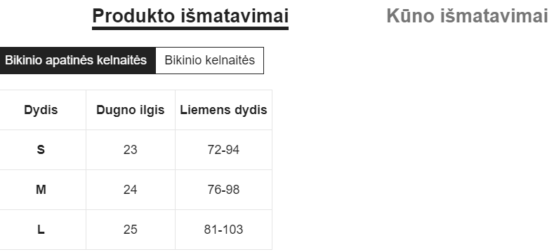 Bikini komplektas SilkySet MB0104 - 3vnt.