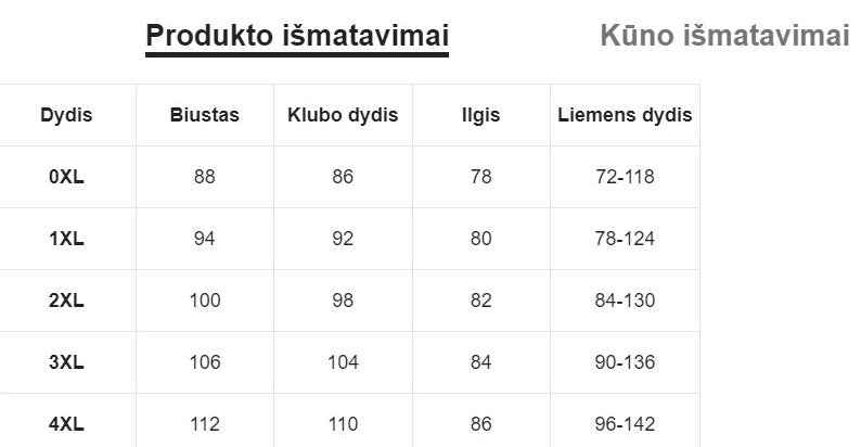 Maudymosi kostiumėlis SilkySet MB0083 (L-4XL)