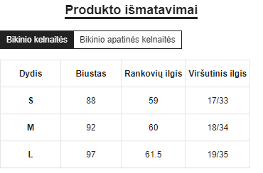 Bikini komplektas SilkySet MB0133 - 4vnt.