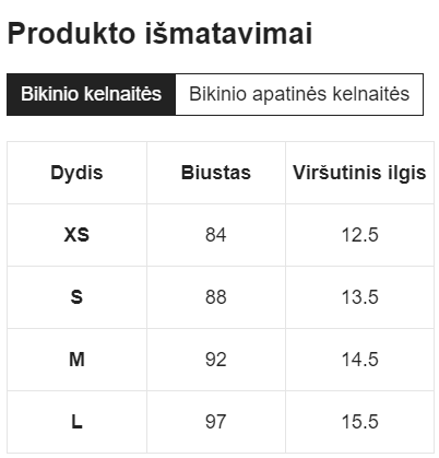 Bikini komplektas SilkySet MB0164 - 3 vnt.