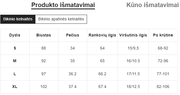 Bikini komplektas SilkySet MB0166 - 3 vnt.