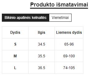 Maudymosi kostiumėlių komplektas SilkySet MB0130