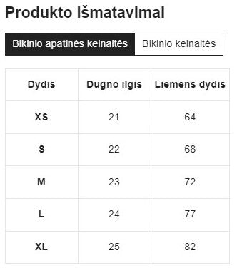 Bikini komplektas SilkySet MB0120 - 3 vnt.