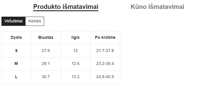 Jogos kostiumėlis komplektas SilkySet SK0046