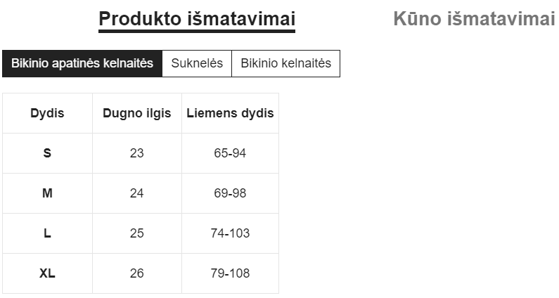 Bikini komplektas SilkySet MB0163 - 3 vnt.