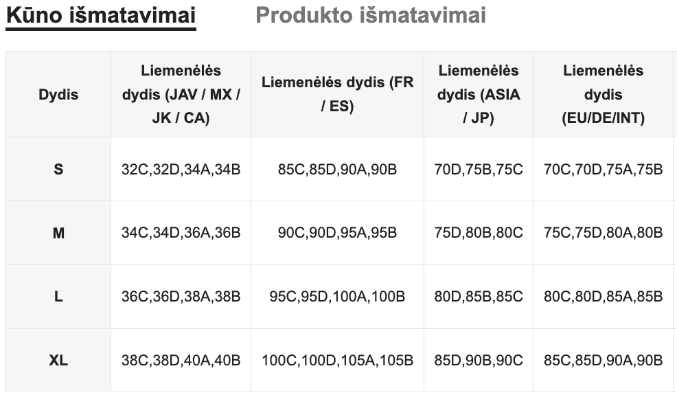 Liemenėlė SilkySet MA0370