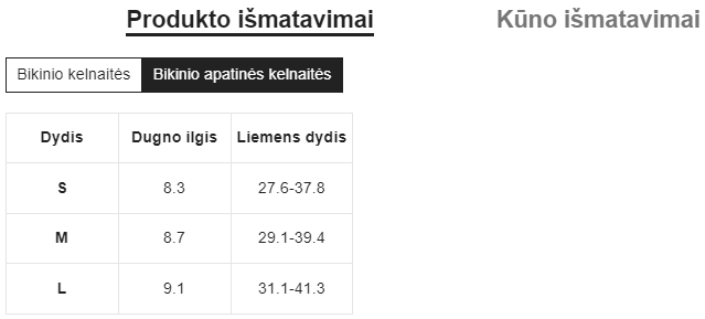 Bikini komplektas SilkySet MB0186 - 3 vnt.