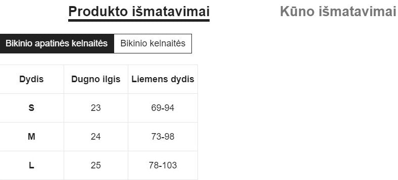 Bikini su sijonėliu SilkySet MB0099