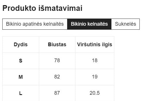 Bikini komplektas SilkySet MB0105 - 3vnt.