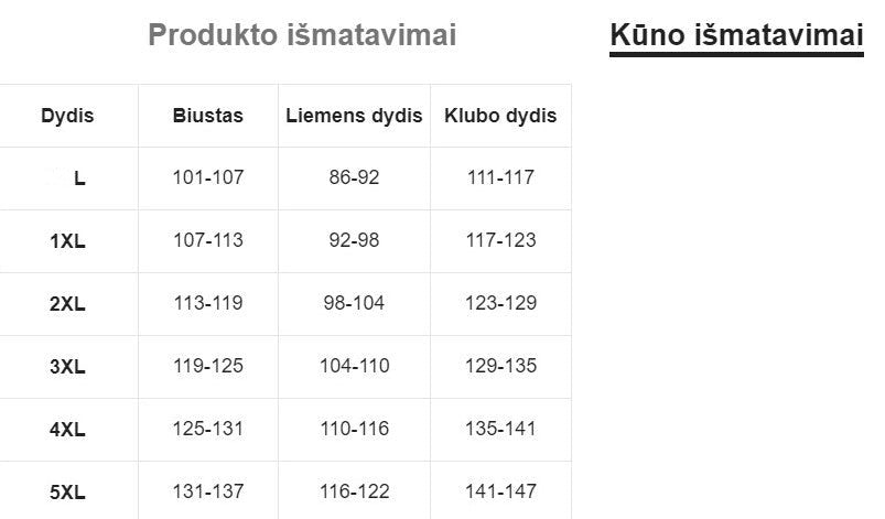 Laisvalaikio suknelė SilkySet WD0076 (L-5XL)