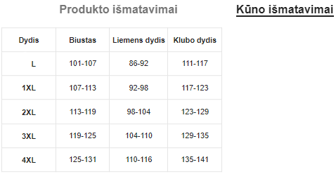 Moteriška palaidinė SilkySet WB0052 (L-4XL)