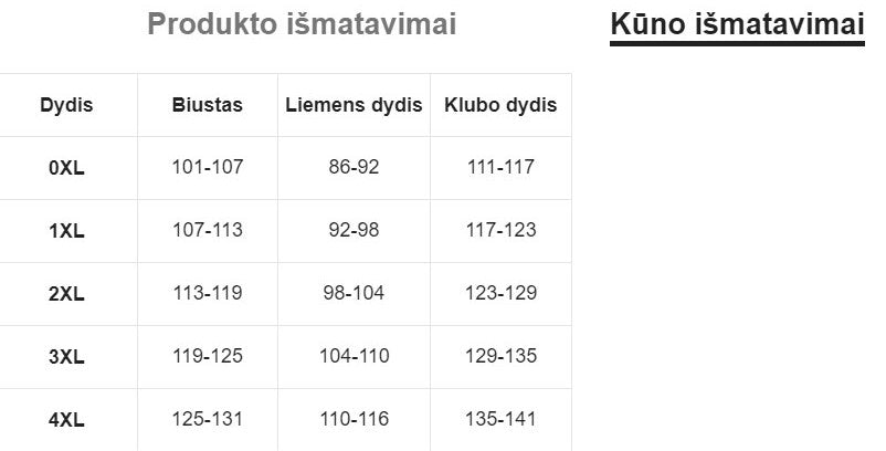 Moteriška palaidinė SilkySet WB0046 (L-4XL)