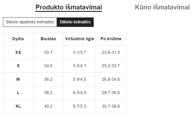 Bikini komplektas SilkySet MB0204