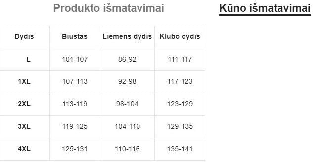 Elegantiška suknelė SilkySet WD0104 (L-4XL)