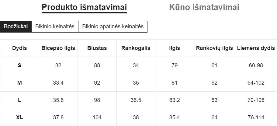 Bikini komplektas SilkySet MB0100 - 3 vnt.
