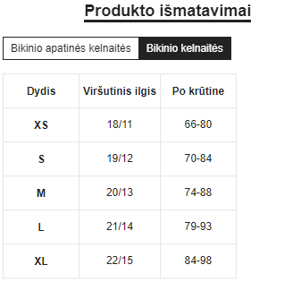 Bikini komplektas SilkySet MB0143 - 3 vnt.