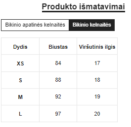 Bikini komplektas SilkySet MB0146 - 3 vnt.