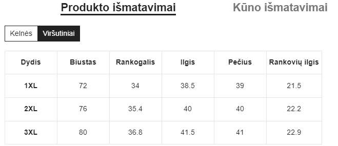 Sportinis kostiumėlis SilkySet SK0013 (XL-3XL)