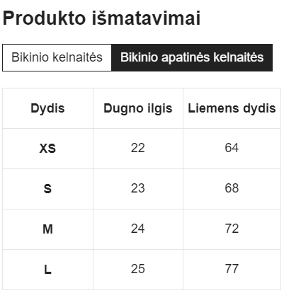 Bikini komplektas SilkySet MB0164 - 3 vnt.
