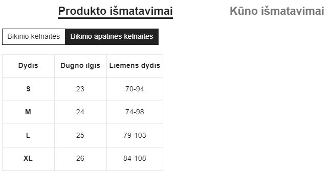 Bikini komplektas SilkySet MB0166 - 3 vnt.