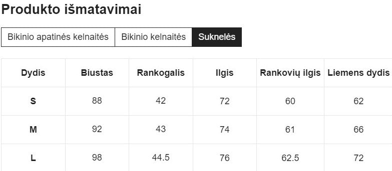 Bikini komplektas SilkySet MB0105 - 3vnt.
