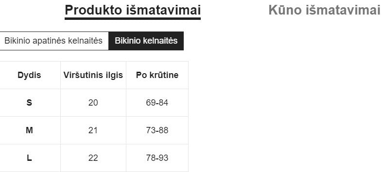 Bikini su sijonėliu SilkySet MB0099