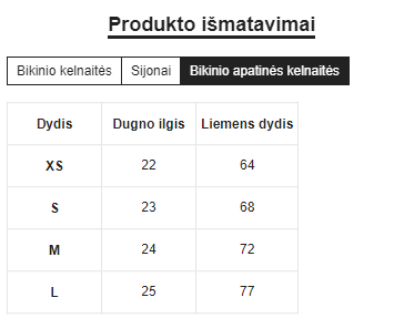 Bikini komplektas SilkySet MB0142 - 3 vnt.
