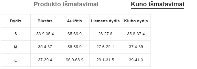 Jogos kostiumėlis komplektas SilkySet SK0046