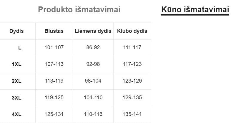 Laisvalaikio suknelė SilkySet WD0051 (L-4XL)