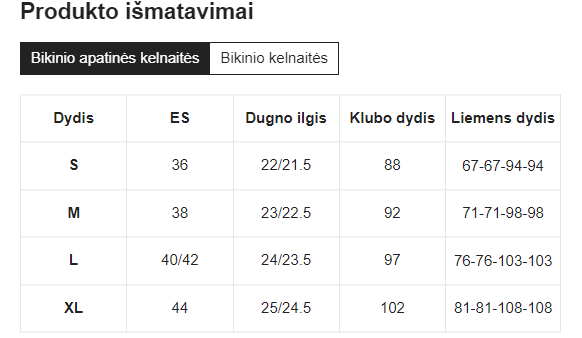 Bikini komplektas SilkySet MB0128 - 3 vnt.