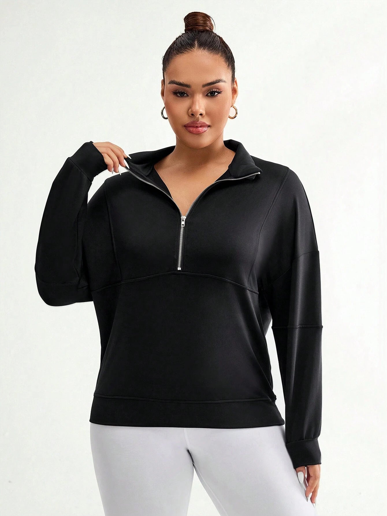 Sportiniai marškinėliai moterims SilkySet SM0011 (XL-4XL)