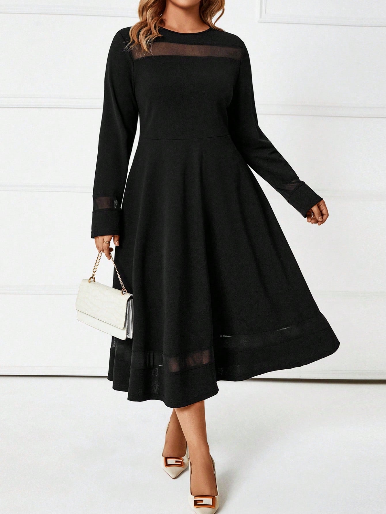 Elegantiška suknelė SilkySet WD0027 (L-4XL)