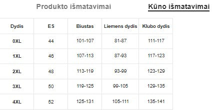 Moteriška palaidinė SilkySet WB0003 (L-4XL)