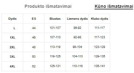 Paplūdimio tunika SilkySet MB0067 (L-4XL)